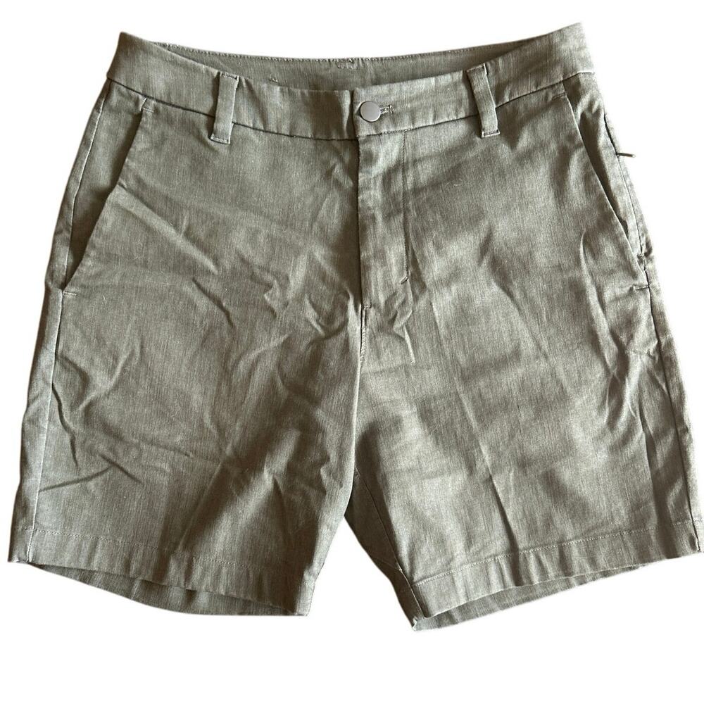 Lululemon Mens Commission Short Sz30 7" inseam M7AUDS  Juniper Green Golf